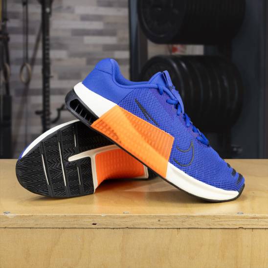 Mens CrossFit Shoes Nike Metcon 9 - Blue - Orange - WORKOUT.EU