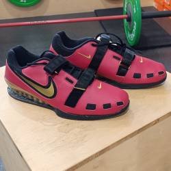 Mens weightlifting shoes Nike Romaleos 2 - Varsity Red / Gold / Black