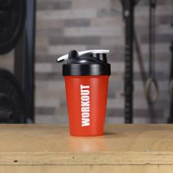 Shaker WORKOUT 400 ml - rosso