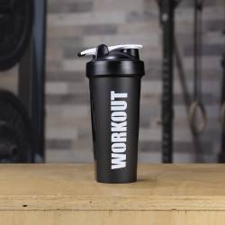 Shaker WORKOUT 600 ml - black