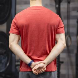 Pánské sportovní tričko WORKOUT - červené