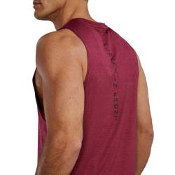 Mens TYR Logo Tech Tank - red