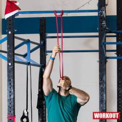 Odporová guma WORKOUT červená - 13 kg