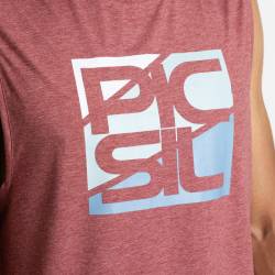 Mens Picsil Premium Tank Top - Cherry