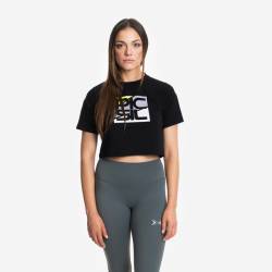Dámský crop top Picsil Premium - Black