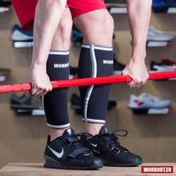 Chrániče / bandáže holení WORKOUT - černé 5/3 mm (pár)