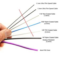 Heavy (Outdoor) lanko na švihadlo - 3.2mm bílé