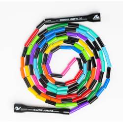 Elite Beaded Jump Rope Do hard things - Rainbow
