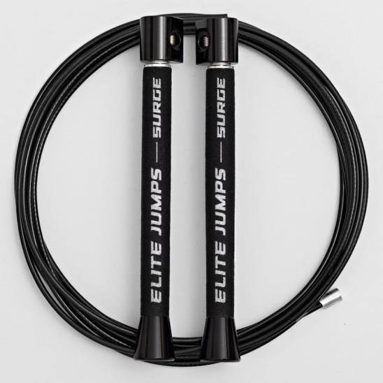 Geschwindigkeits-Springseil ELITE Surge 3.0 - schwarz