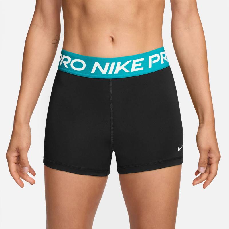 Dámské funkční šortky Nike Pro černo tyrkysové