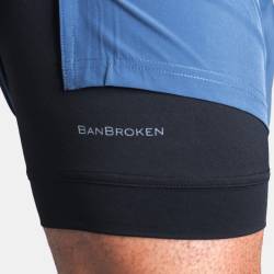 Pánské šortky Banbroken HIT 2-in-1 - modré