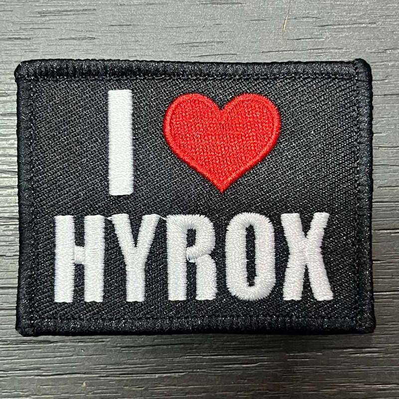 Nášivka I love HYROX- 65x50 mm