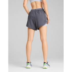 Dámské šortky Puma Hyrox Ultraweave 2-in-1 šedé