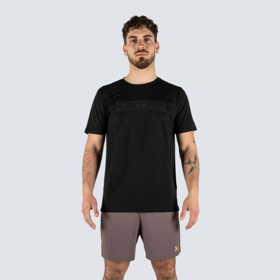 Männer T-Shirt Picsil Sommer - schwarz