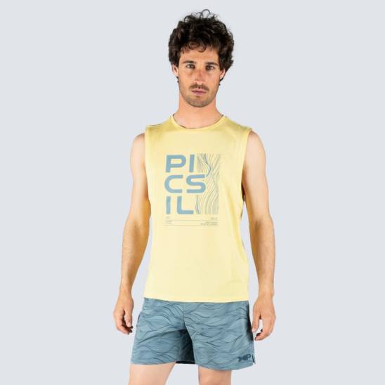 Pánské tílko Picsil summer 25 - žluté