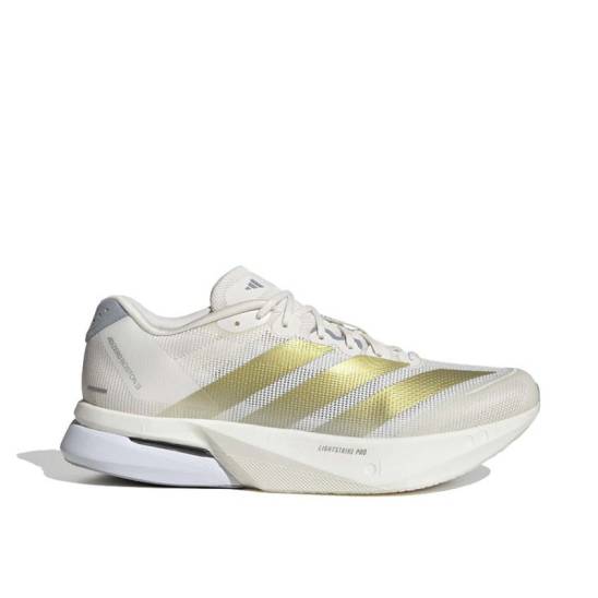 Running shoes Adidas Adizero Boston 13 M white - gold