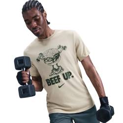 Pánské tričko Nike - beef up - light brown