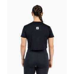 Dámské crop tričko CrossFit Games 25 - černé