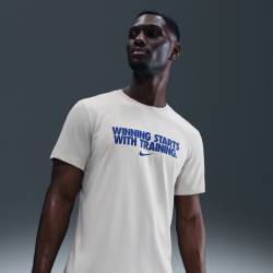 Pánské tričko Nike - winning starts with training - blue