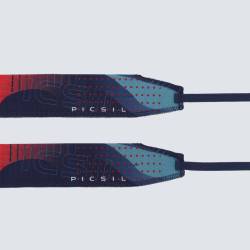 Zpevňovače zápěstí Picsil bavlna - modrá/červená