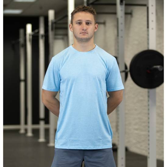 Pánské sportovní tričko WORKOUT - modré