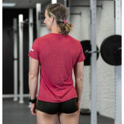 Dámské sportovní tričko WORKOUT - červené