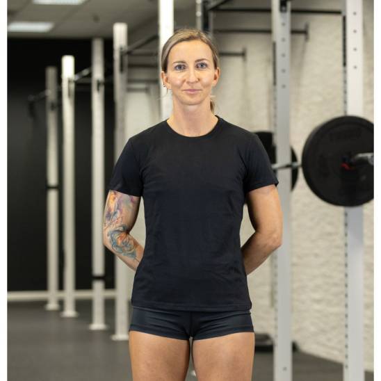 Dámské tréninkové tričko WORKOUT- černé 