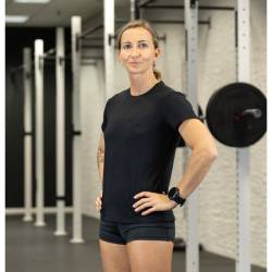 Dámské tréninkové tričko WORKOUT- černé 