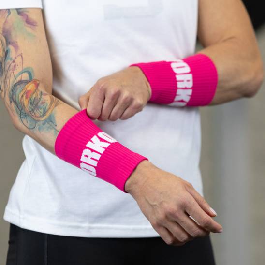Schweißband WORKOUT 2.0 - rosa