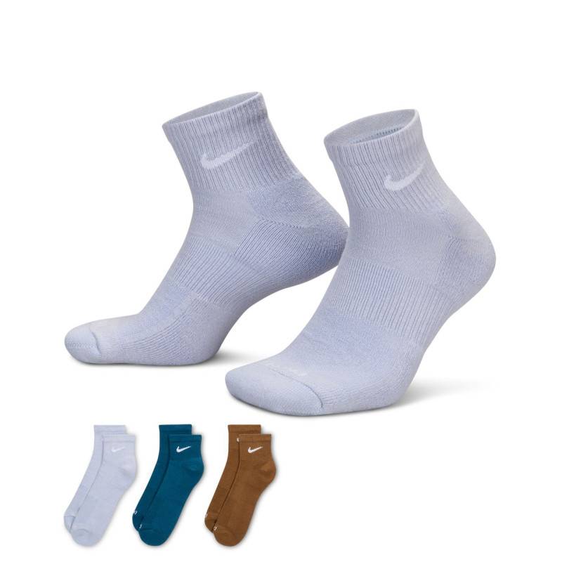 Ponožky Nike Everyday Plus Ankle - 3 páry Ghost Moss Wood