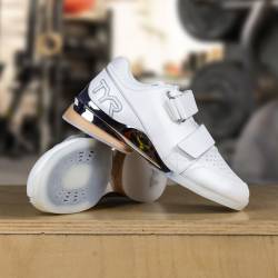 Man weightlifting Shoes TYRFORCE Elite Carbon Lifter - white