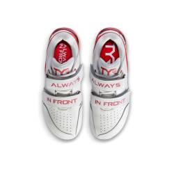 Pánské vzpěračské boty TYRFORCE Elite Carbon Lifter - bílá - červená