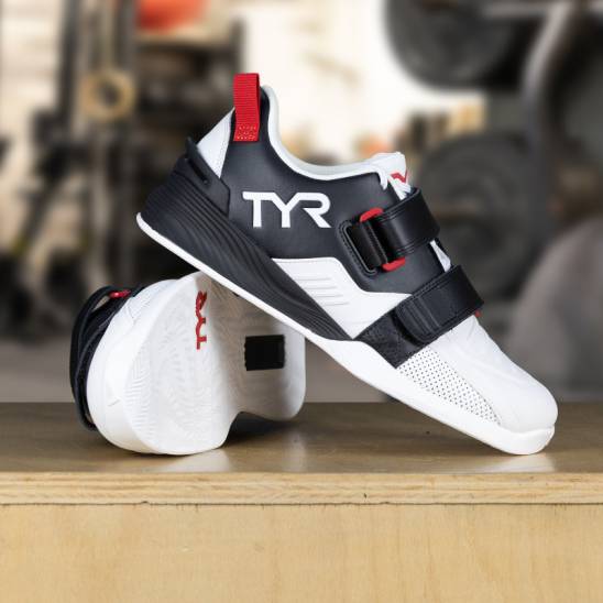 Scarpe da sollevamento pesi TYR L-2 Lifter - bianco e nero