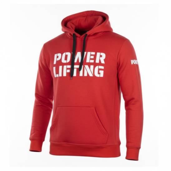 Herren Sweatshirt Weightlifting eco fleece - rot