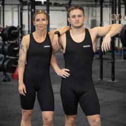 Vzpěračský dres WORKOUT 2.0 classic unisex - černý