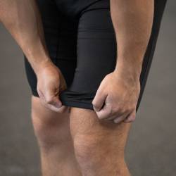 Vzpěračský dres WORKOUT 2.0 classic unisex - černý