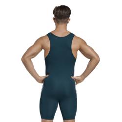Pánský vzpěračský - powerlifterský dres adidas zelený