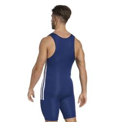 Pánský vzpěračský - powerlifterský dres adidas modrý