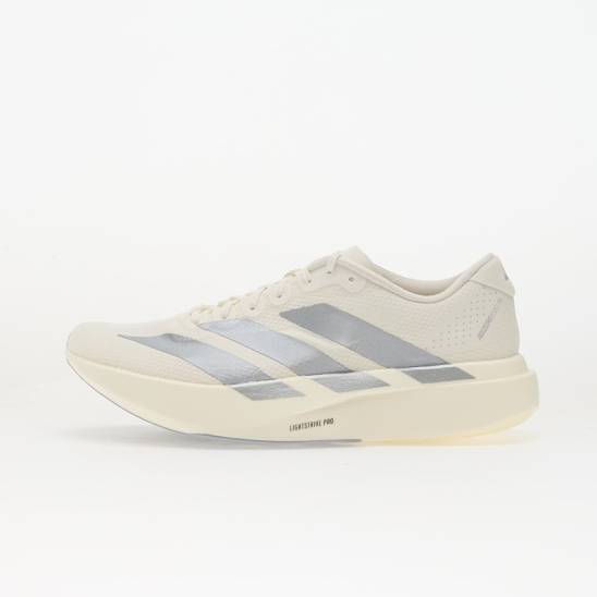 Běžecké boty adidas Adizero EVO SL Woven Shoes - bílá/stříbrná