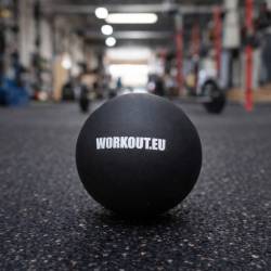 Masážní míček Lacrosse ball WORKOUT - černý