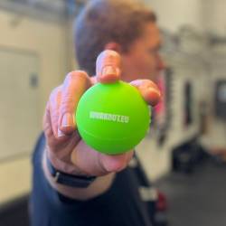 Masážní míček Lacrosse ball WORKOUT - zelený