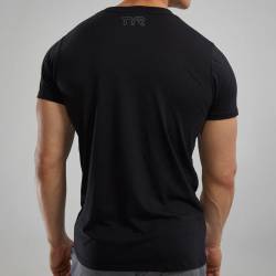 Pánské tričko TYR lehké ultrasoft - černé