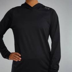Damen-Kapuzenpullover TYR SLS Tech Performance - schwarz