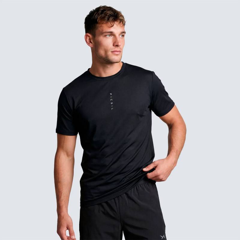 Mens functional T-shirt Picsil Performance SS26 - black