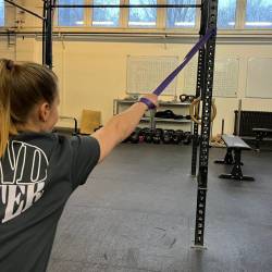 Odporová guma WORKOUT fialová - 29 kg