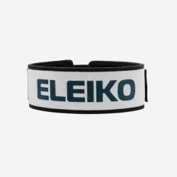 Eleiko EVA opasek s nerezovou přezkou - bílý