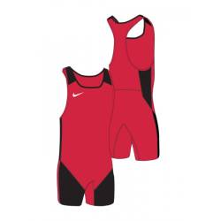 Woman suit Nike Weightlifting Singlet red/black