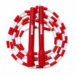 WORKOUT Perlenspringseil - verstellbar - rot