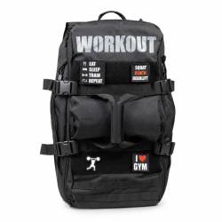 Batoh-taška přes rameno WORKOUT 2.0 - černá