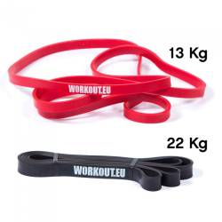 Výhodný set odporových gum 22 + 13 kg